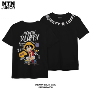 NTN Kaos anak Laki Laki Umur 9-16 Tahun Motif Anime Zorro D Luffy Series Terbaru Katun