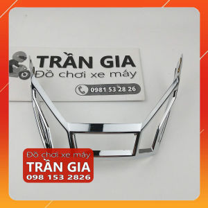 Ốp đèn sau xe Vario 160 Indo-Việt năm 2022-2023 viền đèn hậu chụp lái xi inox carbon - phụ kiện trang trí