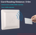 UHF RFID Reader Writer ISO18000-6C 865-928Mhz อ่านบัตรกันน้ำ Wiegand Interface RS232สำหรับการควบคุมการเข้าถึงระบบที่จอดรถ. 