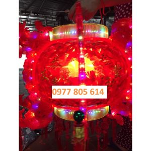 Đèn lồng điện kiểu đầu rồng đèn lồng điện tự xoay 360 độ cầu lồng điện