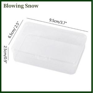 Blowing New Transparent Plastic Storage Box Photocards Small Card Storage Box Desk Organizer Box Classification Box Stationery