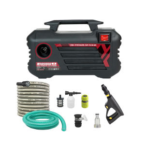 MASARU เครื่องฉีดน้ำแรงดันสูง เครื่องฉีดน้ำ 2200W อุปกรณ์ล้างอัดฉีด ปั้มอัดฉีดแรงดันสูง สำหรับล้างรถ พื้น มอเตอร์ไซ มีระบบ autostop พร้อมอุปกรณ์ครบชุด