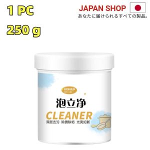 250g Stainless cleaner multipurpose kitchen cleaner powder stain remover Stainless Steel Polish made in japan for pot bottom stainless steel kitchenware cleaning powder with hot water toilet polish paste utensils detergent metal