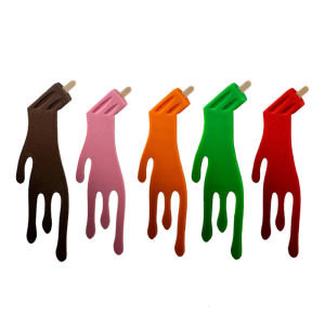 Vui tươi tan chảy Bookmark linh hoạt chất liệu silicon chống trượt cầm tay nghiên cứu Giá để tài liệu