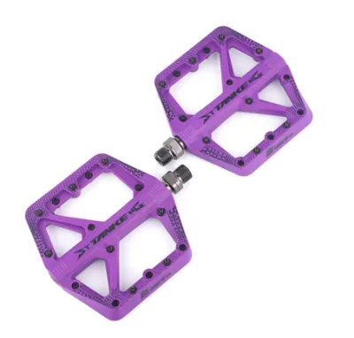 TANKE MTB Bike Nylon Pedal Widen Non-slip DU+1 Bearing Bicycle Mountain Bike Off-road Cycling Accessories Universal BMX Platfor
