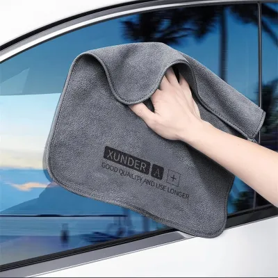 High-end Microfiber Auto Wash Towel Car Cleaning Drying Cloth Hemming Car Care Cloth Detailing Car Wash Towel