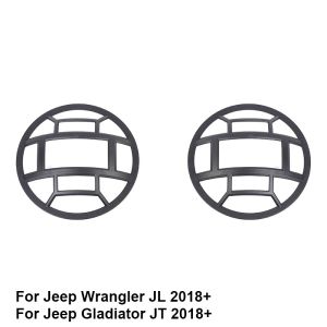 Cornerr Car Headlight/Taillight Lamp Decoration Cover for Jeep Wrangler JL 2018 Up/for Jeep Gladiator JT 2018 Up Accessories T2Y7B