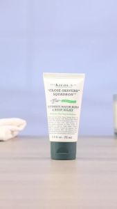 Kiehls Razor Burn & Bump Relief kem dưỡng sau cạo râu dành cho nam giới làm dịu và cấp ẩm tức thì nhẹ nhàng tẩy tế bào chết chứa lô hội và vitamin E không chứa paraben dành cho mọi loại da - 2.5 fl oz