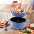 [ RẺ VÔ ĐỊCH ] Lẩu Điện Gali GL-1209 Đa Năng – Dung Tích 4L, Công Suất 1500W, Có Xửng Hấp, Nấu Nhanh Tiện Lợi Cho Gia Đình. 