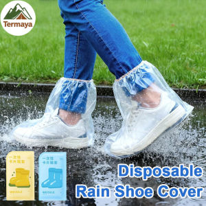 Termaya Children & Adults Disposable Rain Shoe Cover Waterproof Outdoor Portable Sarung Kasut Hujan 一次性防水鞋套