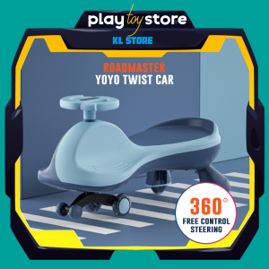 𝗥𝗘𝗔𝗗𝗬 𝗦𝗧𝗢𝗖𝗞 Super Solid Yoyo Twist Car Baby Self Powered Ride On Kids Children Plasma Car Kereta Budak