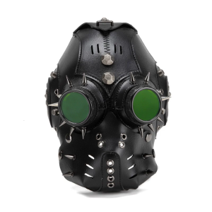 Gothic Steampunk Mask With Breathable Material For Cosplay Enthusiasts Motorcycle Riders Party Punk Style Mask