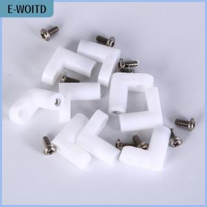 【E-WOITD】 10pcs fixed plastic pcb mounting feet 20mm L type feet with screws