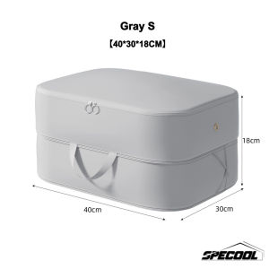 Specool® Wardrobe Compression Storage Bag Multipurpose Rectangle Fabric Organizer for Clothes/Comforters/Blankets/quilt
