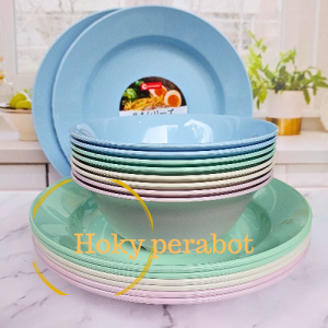 12 PCS PIRING TEBAL DOP SEMI SUPERWARE ANTI PECAH 9 INCH BESAR CEKUNG