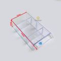 Lốc 6 chiếc hộp đựng linh kiện lắp ghép TVP 160x90x53mm (màu vàng). 