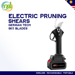 SK5 Precision Pruning Shears with SK5 Blades and 48V Lithium-Ion Battery – 25mm Cut Fast Charge Portable & Rechargeable