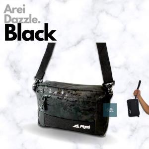 Tas Selempang Arei Dazzle Pria Slingbag Clutch Hand Bag IP Java Waterproof Genggam Waist Bag Tas Pinggang Kekinian