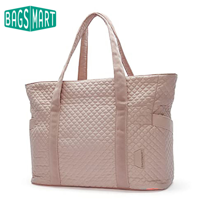 BAGSMART Tote Bag For Women Large Capacity Laptop Handbag Fashion Travel  Wimming Sports Fitness Pack bag Lazada PH