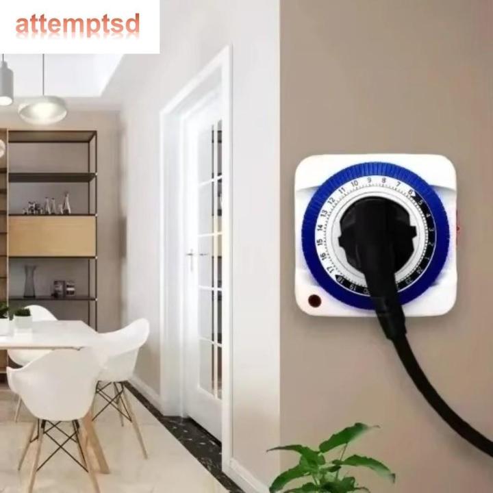Automaticinterval Timer Switch ATTEMPT 2/3-Pin Plug Timer Switch Socket EU/US Plug 15 Minutes ...
