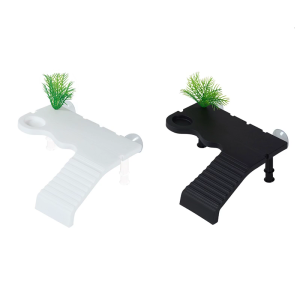 Plastomer Turtles Terraces with Suction Cups Transparents Turtles Basking Platform for Enhancing Pet Activity