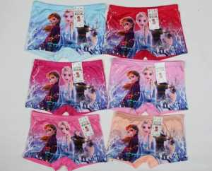 1 LUSIN | Celana Dalam BOXER anak PEREMPUAN Motif FROZEN Super LEMBUT / CD Dalaman BALITA / SHORT anak Cewek IMPORT MURAH