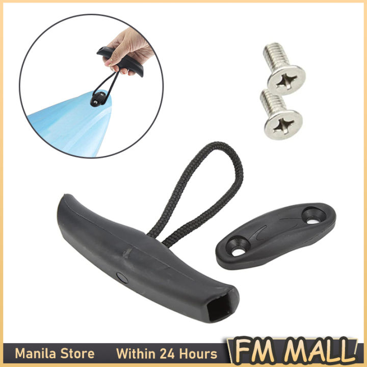 Kayak Rope Handle Kayak Canoe T-Handle Plastic Handle with Rope Screw Handle One Set ...