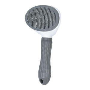 Self clean Steel Round Head pet grooming brush Cat Hair Removing Brush dog cat pet grooming comb