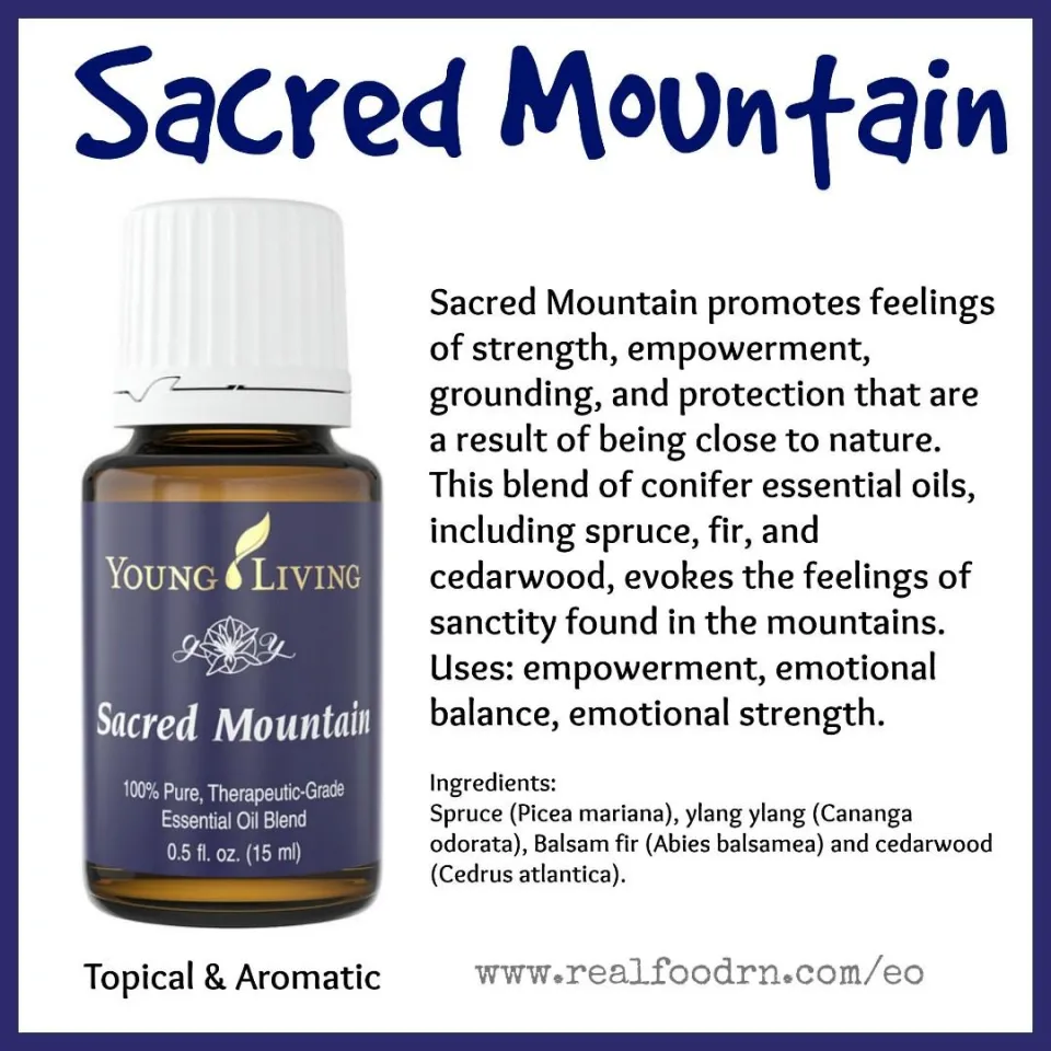 100% Original Young Living SACRED MOUNTAIN Pure Essential Oil
