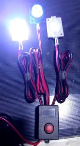 Modul+Lampu Bliz Pesawat 3ch/10 Mode & 1ch Lengkap Modul+LED (12V-24V)