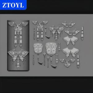 [COD]🔥🔥🔥ZTOYL 3D Butterfly Flower Silicone Nail Mold Sweet Bow Bead Chain Transparent Nails Templates DIY Nail Art Decor Manicure Design Tools