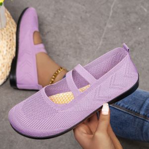 [Free Shipping] WomenS Shoes With Shallow Cut Slip-On Design Soft Sole That DoesnT Tire The Feet  Breathable Single Shoes Wide Fit Mom Shoes Cloth Shoes