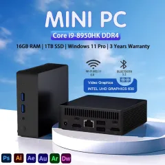 Mini PC Intel Core i9 8950HK Windows 11 Ultra Small Pocket