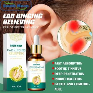 South Moon Ear Drops Treatment ear drops for tinnitus ear wax ear infection ear ringing relieving hearing loss treatment deafness ear pruritus ear disease ear swelling discharge otitis media fluid cleaning liquid
