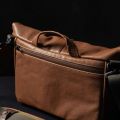 Wotancraft PILOT LEATHER TRAVEL CAMERA BAG 7L UPGRADED. 