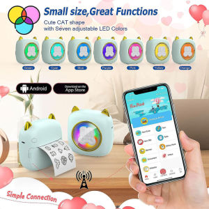 C23 Máy in nhãn nhiệt cầm tay mini Máy in túi không dây Bluetooth IOS Máy in ảnh điện thoại di động