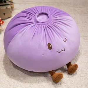 👉【Miễn phí ship cho 1 sản phẩm】ALLLUCK Chất liệu nhung siêu mềm Gối bông hình bánh bao hấp Giảm căng thẳng Mềm mại và thoải mái Gối ôm hình thức món ăn Phim hoạt hình dễ thương Đệm bông PP Búp bê nhồi bông hình thức ăn sáng tạo Trang trí ghế sofa tại nhà