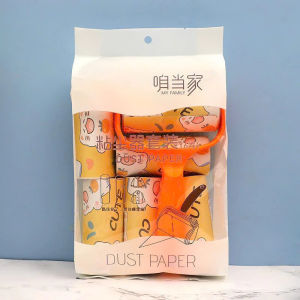 PVN75142 Combo 1 Cây Lăn Bụi 10cm + 6 Lõi Thay Thế – Lăn Bụi Vải Lông Thú Cưng Tóc Rụng Tiện Lợi