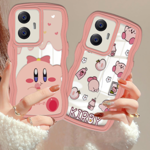 (Lokal Ready) Xinyu Casing hp Realme C53 C51 C55 C33 C35 C31 C30 C30s C21Y C25Y Realme C11 2021 C20 C15 C25 C17 C12 C3 Realme 10 9i 8i 7 Pro Realme 5 Pro 5i 5S 6i Narzo 50A Prime Kartun Manis Senyum Kelinci Pinggir Gelombang Kasus Silikon Lembut Softcase