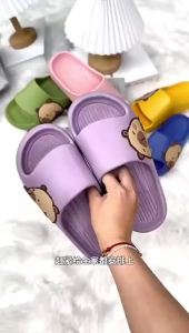 WomenS Slippers 2025 New Summer Home Cartoon Parent-Child Non-Slip Thick-Soled Sandals For Women