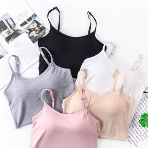 Padded Versatile Modal Cami for Spring/Summer Women  All Ages  Bust Lifting  High Elasticity  Breathable  No Marks