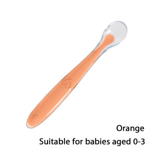 Morandi Silicone Feeding Spoon 0-3 years old baby silicone spoon high temperature food supplement spoon