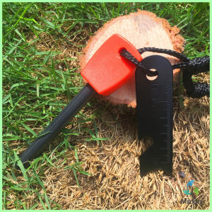Mexin แท่งจุดไฟแม็กนิเซียม สำหรับเดินป่า แบบพกพา Fire Starter Survival Tool