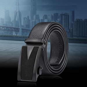 Thắt lưng da nam khóa tự động hình chữ V cao cấp chất lượng