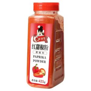 Red Paprika Powder 425g Bottle Premium Bell Pepper Powder Chili Color Powder Western Baking Freshly Ground Edible Fine Powder