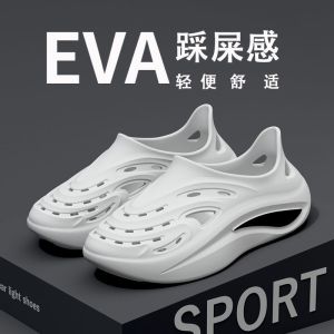 Free Shipping MenS Summer Outdoor Slip-On Sandals With Non-Slip EVA Soles Perfect For Beach And Sports Activities Featuring A Thick Sole
