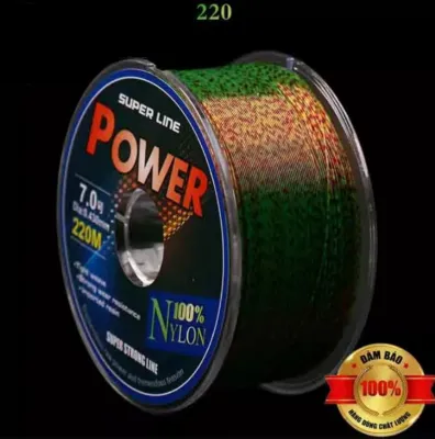 Cước câu cá nhật 3D tàng hình 220m power dây câu cá 100%