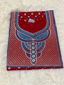 "DIWALI NEW ARRIVAL!!! Womens Maxi Nighty 100% cotton with embroidery (size -xxl)(COLOUR-RED)