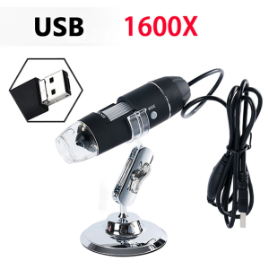 Microscope Mikroskop 3 IN 1 USB Digital Zoom Magnifier Monokuler Kamera Pembesar Mikroskop Elektronik Portabel Dan 1600X