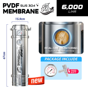 INSTALLATION KL/Selangor IPRO i5 Plus Series PVDF Membrane - 6000/10000L 0.01 Micron Outdoor Water Filter System